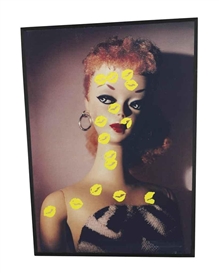 John Baldessari, Kiss Kiss (Yellow)