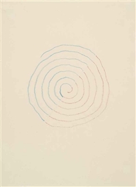 Richard Tuttle, Blue Red Spiral