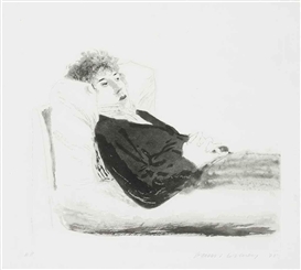David Hockney, Reclinging Figure