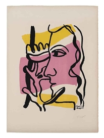 Fernand Léger, Three works: Profil Près de l'Arbre; Deux Femmes; Tete de Femme