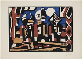 Fernand Léger, Two works: Ballet suédois; Le Couple