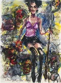 Brad Kahlhamer, Prairie Girls; Anngie