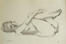 Arnošt Paderlík, Lying act with bent legs
