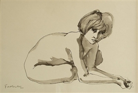 Arnošt Paderlík, Kneeling crouching act