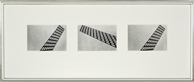 Peter Peryer, Triptych: The Grid Series