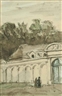 Emile Bernard, 3 Works: Personnages devant un chateau; L'Amour chassant la pudeur & An ink study of a nude(recto) and Etude pour des gondoles (verso)