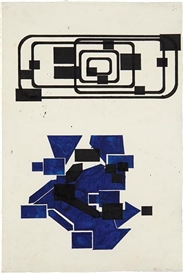 Barry Le Va, Plain View for Double-Tiered Sculpture