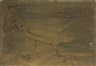 Morris Graves, Bird Standing in the Golden Stream