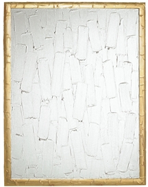 Bertrand Lavier, PEINTURE BLANCHE ET DORÉE NO.3