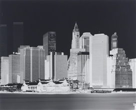 Vera Lutter, Untitled (Manhattan Skyline)