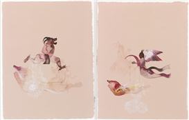 Shahzia Sikander, Plush Blush 4 (a & b)