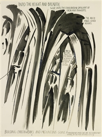 Raymond Pettibon, No title&nbsp;(Into the Height and Breadth)