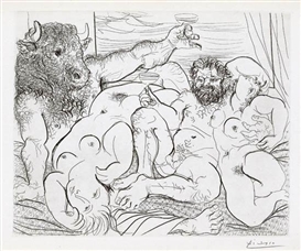 Pablo Picasso, Scène Bachique au Minotaure
