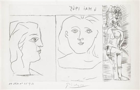 Pablo Picasso, Untitled (le 4 Mai 9145)