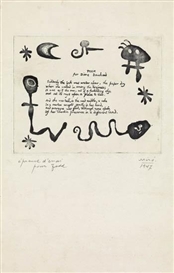 Joan Miró, A Poem for Diane Bouchard
