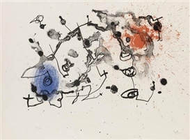 Joan Miró, Series II: bleu et rouge