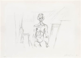 Alberto Giacometti, Nu assis