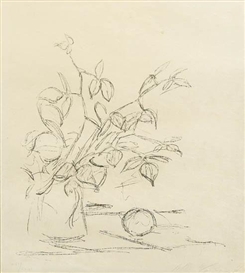 Alberto Giacometti, Bouquet et Pomme