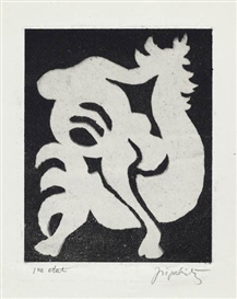 Jacques Lipchitz, 4 works: Chemin d'exile; with others