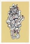 Jean Dubuffet, 6 works: Présences Fugaces