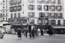 Todd Webb, Corner of Strasbourg and Magenta Boulevard, Paris