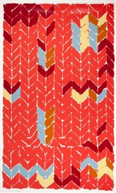 Katherine Porter, Untitled Abstract (Herringbone design)