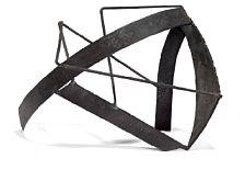 Robert Jacobsen, Sculpture of black painted iron
