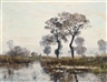 Louis-Aime Japy, L'etang de Lapra en Septembre, St. Bonnet-Les-Oulles