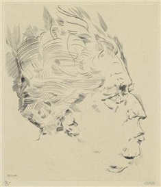 Max Oppenheimer, Max Reinhardt/Head in Profile