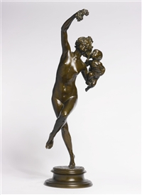 Frederick William MacMonnies, Bacchante with Infant Faun