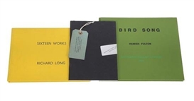 Hamish Fulton, Richard Long, 3 Works: Untitled; Bird Songs; Sixteen Works
