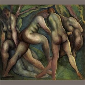 Lorser Feitelson, Bathers