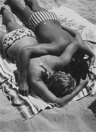 Ray Metzker, 75 BI-41A, Sand Creatures, 1976