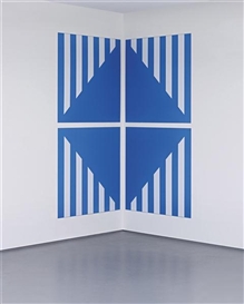 Daniel Buren, PVC bleu pour un angle