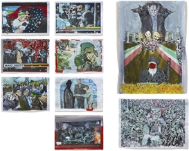 Rokni Haerizadeh, Nine works: Let yourself be fucked and scream with joy! (Fictionville)
