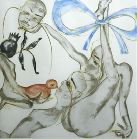 Francesco Clemente, Yellow, Red, or Blue