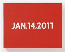 On Kawara, Jan. 14, 2011