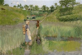 Theodor von Hörmann, A Summer's Day near Samois