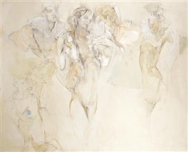 Jürgen Görg, 2 works: Couple and Puzzle, 1986; Nude Women