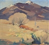 Hans Paap, Snow Capped Mountains, Taos, N.M.