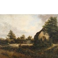 Charles-Théodore Frère, Sous-bois à la charrette