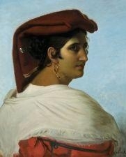 Anton Romako, Italienne de trois-quart