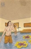Jim Shaw, In Wyoming I Walked without a Shirt Towards a Glowing Cave