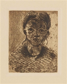 Paul Cézanne, Tête de jeune fille