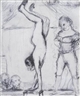 Ansel Krut, Study for the Bath-House Acrobat