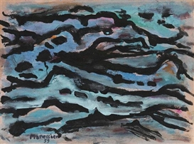 Alfred Manessier, Composition bleue