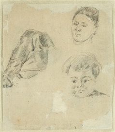 Paul Cézanne, Etudes d'après Madame Cézanne et le petit Paul