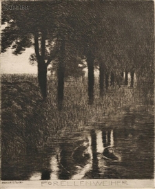 Franz von Stuck, Forellenweiher