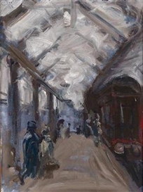 Georg Eisler, Bahnstation Manchester