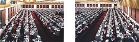 Andreas Gursky, 2 works: Hong Kong Stock Exchange (diptych)